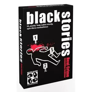 Table game Brain Games Black Stories Real Crime — card-based puzzle storytelling party game