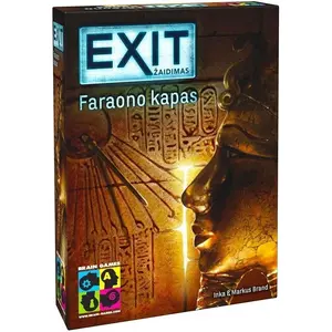 Galda spēle Brain Games EXIT The Pharaoh's Tomb LT — Sadarbības mīklu piedzīvojums