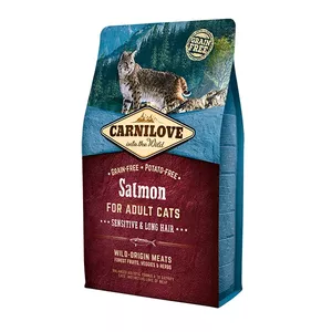 CARNILOVE Salmon Cat Food сухой корм для кошек 2 kg Взрослый Груша, Лосось