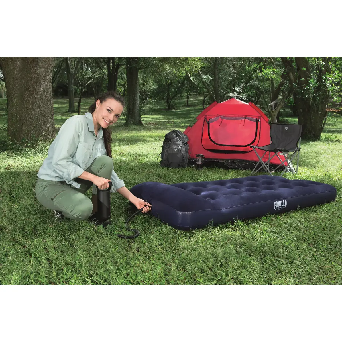 Bestway Flocked EASY vienvietīgs matracis 1,85×76×28 cm Photo 2