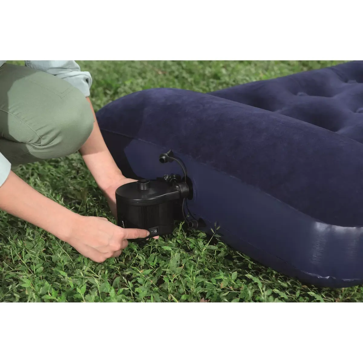 Bestway Flocked EASY vienvietīgs matracis 1,85×76×28 cm Photo 13
