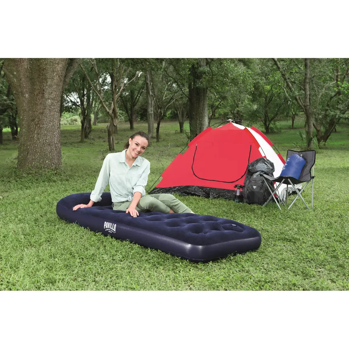 Bestway Flocked EASY vienvietīgs matracis 1,85×76×28 cm Photo 16