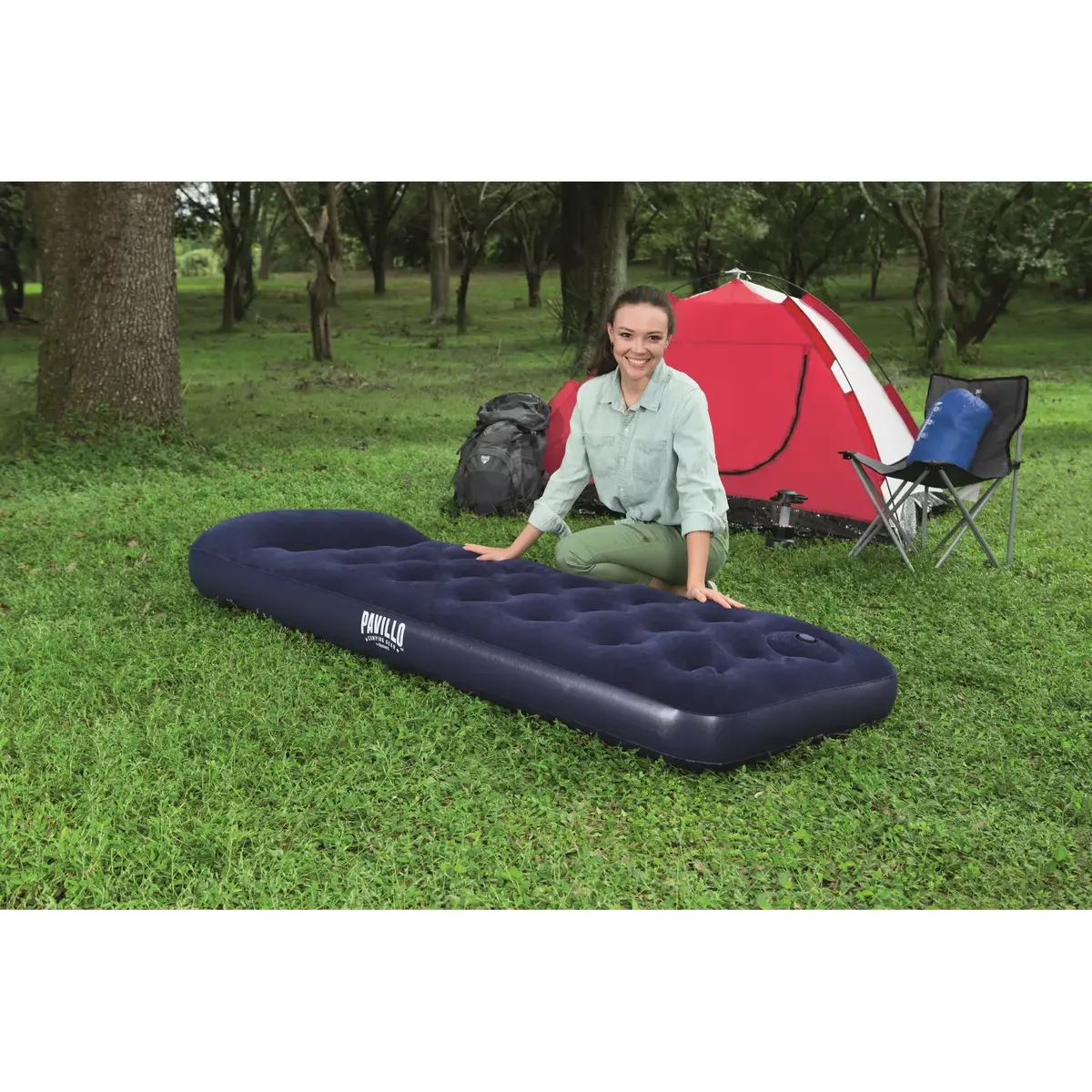Bestway Flocked EASY vienvietīgs matracis 1,85×76×28 cm Photo 17