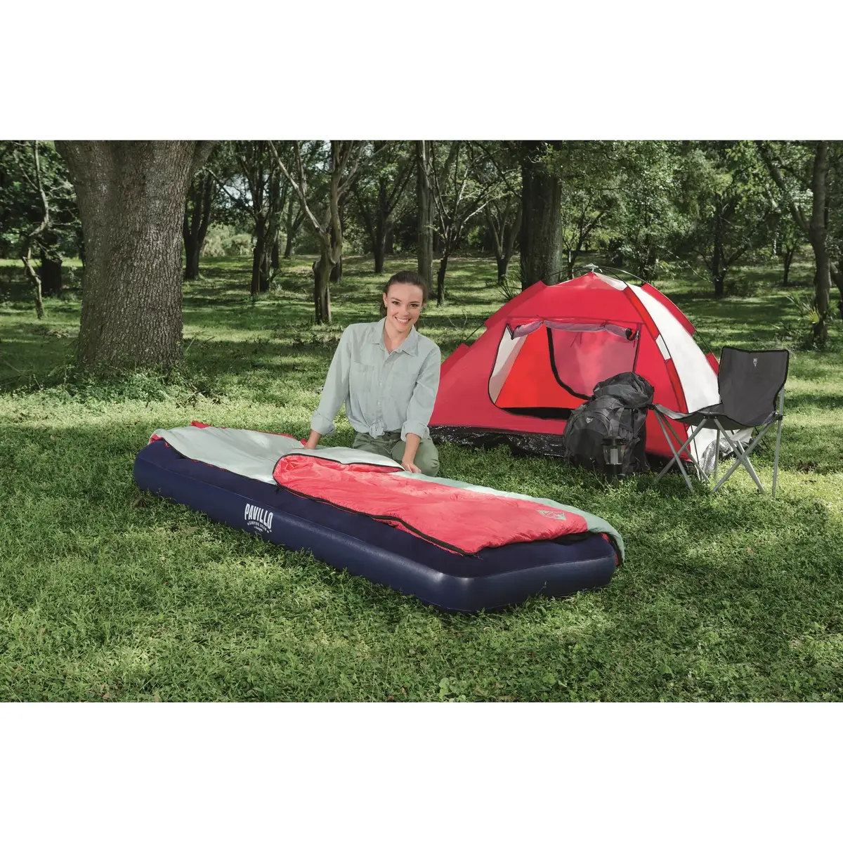 Bestway Flocked EASY vienvietīgs matracis 1,85×76×28 cm Photo 21