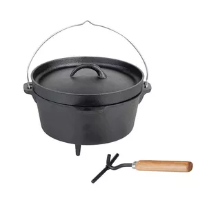 Esschert Design FF117 Dutch Oven 10NL Cast Iron Pot 3.9L