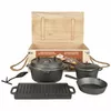 Esschert Design Dutch Oven Cooking Set 7 Pieces Photo 2
