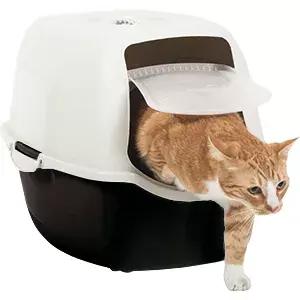 Hooded cat litter box Rotho Bailey 560×400×390 mm Photo 2