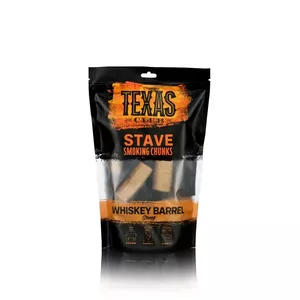 Wood Smoking and Aging Stave Chunks TEXAS_CLUB BOURBON ~0.4 kg pack