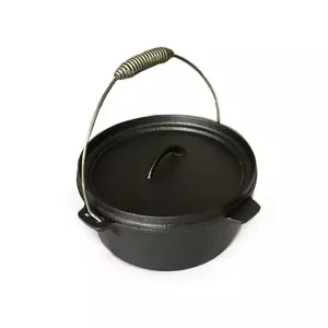 Cast iron pot TEXAS_CLUB DUTCH5 3.9 l with lid — 3.9 L capacity, cast iron cookware