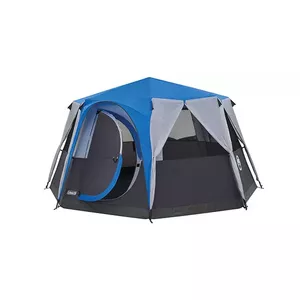 Палатка Доменная Coleman Cortes Octagon 8 на 8 человек Черная Синяя Серая