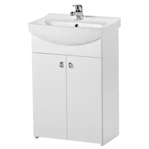 Bathroom vanity unit CERSANIT S509-041 60 cm wall-mounted with integrated sink
