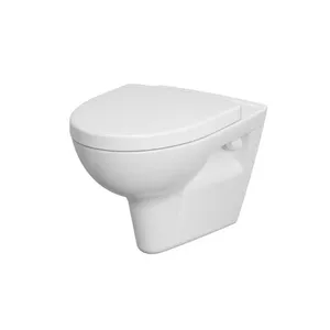 Подвесной унитаз CERSANIT PARVA CLEAN ON K701-015, безободковый керамический, скрытый крепеж