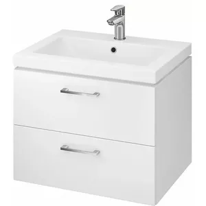 Bathroom sink set CERSANIT LARA COMO 60 WHITE – vanity top and fittings, model S801-147