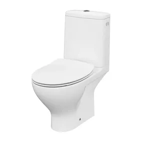 Toilet CERSANIT Moduo 010 One-Piece Elongated Floor, Ceramic, White, 356×655×785 mm
