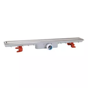 NICOLL Shower Channel 79 cm, Low Profile 40 mm with Reversible Push-Fit Grid