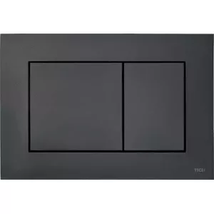 Кнопка смыва TECE Now Black модель 9240407 — настенная двухрежимная панель, черный цвет