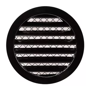 Ventilation grille EUROPLAST aluminium alloy D160 black