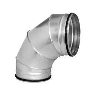 Air duct segment bend with gasket ALNOR BSL-315-90, Ø315 mm, 90° elbow
