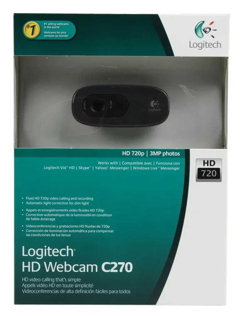 Logitech C270 HD Webcam Photo 4