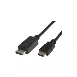 Microconnect DP-HDMI-200 DisplayPort to HDMI Video Cable Adapter 2 m Black