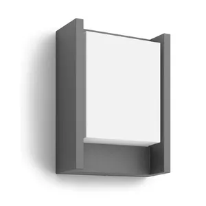 Outdoor wall light Philips myGarden Arbour 6W LED, aluminium, black, 220–240V, 75×166×166 mm