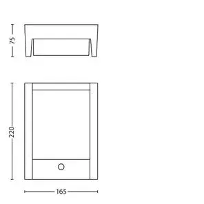 Outdoor Wall Lighting Philips myGarden Arbour Wall Light 6W Photo 3