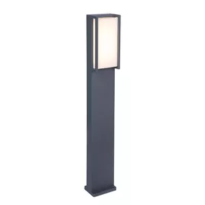 Lutec QUBO LED Outdoor Ground Lighting, 17.3W, 3000K, Grey, Aluminium