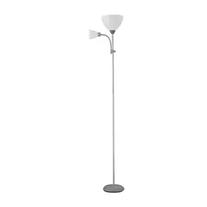 FLOOR LAMP F62AMS 60W E27 SILVER