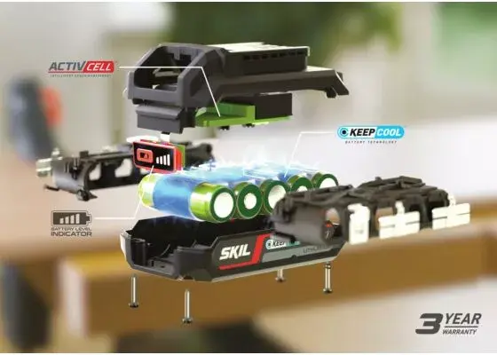 Skil BR1E3107AA Battery Photo 2