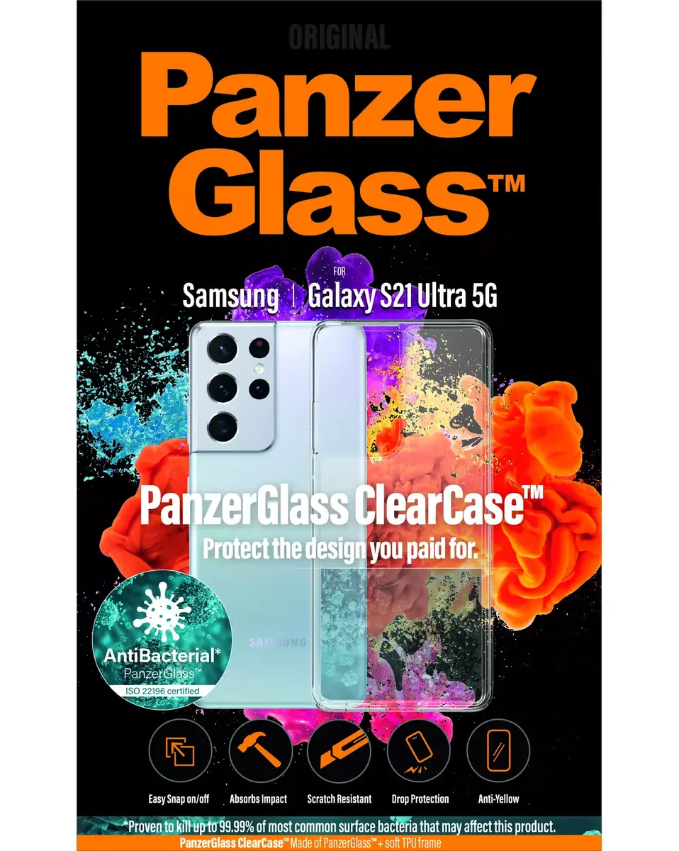 PanzerGlass ClearCase vāciņš priekš Samsung Galaxy S21 Ultra 5G Photo 8