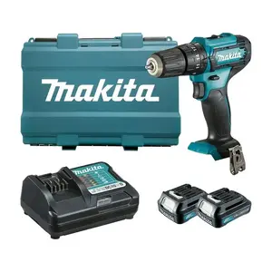 Аккумуляторный ударный шуруповерт Makita HP333DWAE 12V 30Nm, комплект с 2x2.0Ah