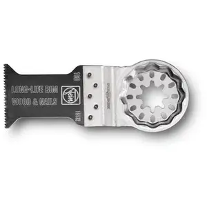 Multifunction tool cutter attachment Fein 63502160210 — bimetal 50×35 mm for plasterboard, plastic, wood