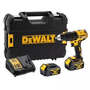 Cordless drill DeWalt DCD778M2T‑QW 18V with 2×4.0Ah batteries, weight 4.4 kg