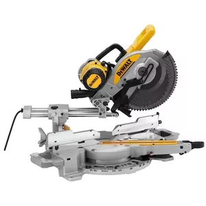 Торцовочная пила DeWALT DWS727-QS, стационарная комбинированная торцовочная пила, вес 22 кг, высота 460 мм