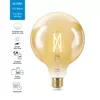 Умная лампочка WiZ Filament Bulb Amber 50 W G125 E27 Photo 2