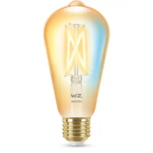 Viedā spuldze WiZ Filament Bulb amber 6.7W ST64 E27 Wi-Fi Zelta