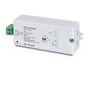 LED strip receiver SUNRICHER SR-2501NS 12–36V, 1x 8A output