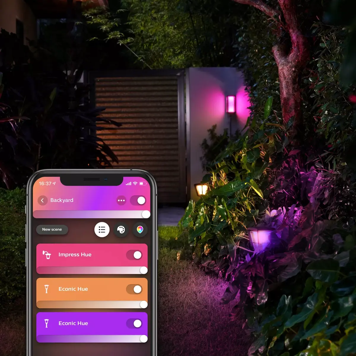 Āra sienas apgaismojums Philips Hue White and colour ambience Impress Photo 7