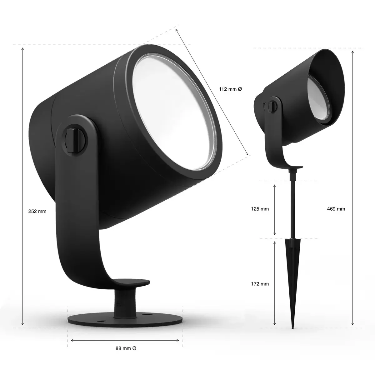Smart pedestal/post lighting Philips Hue Lily XL Outdoor spot light Photo 6