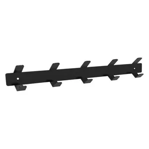 Вешалка для одежды GLORI_IR_KO PK455, 44 см, черная