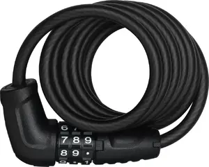 Тросовый замок ABUS 4508C, 8 мм, черный