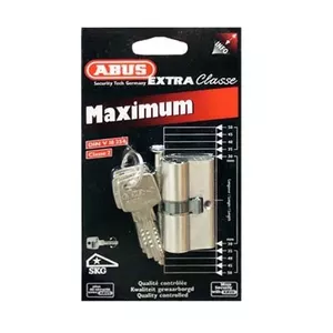 Цилиндр замка ABUS D6 40/40 мм никелированный с 5 ключами