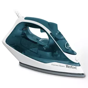 Tefal FV2839 Утюг для сухой глажки и отпаривания Подошва Cerilium 2400 W Синий, Белый