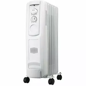 Eļļas radiators Standart OR15-7 1,5 kW, 7 rievu, brīvi stāvošs pārnēsājams sildītājs