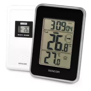 Sencor SWS 25 BS digitāla laika apstākļu noteikšanas stacija Melns, Sudrabs