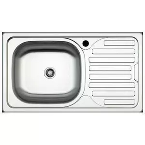 STAINLESS STEEL SINK SATIN AS07+ SYPHON