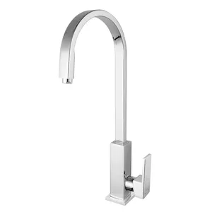 Kitchen sink mixer FERRO BZI4 single-lever faucet for sink, chrome finish