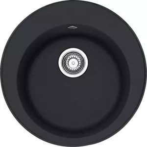 Granite sink Franke ROG 610-41 51×51 cm Onyx man — single-bowl inset/undermount