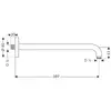 Держатель душа hansgrohe 27413000 хром Photo 2