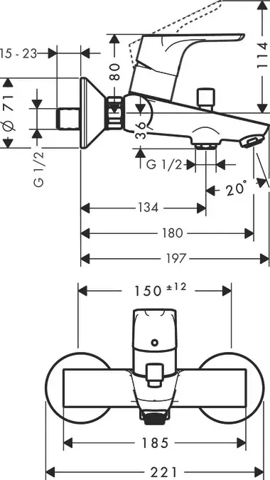 Смеситель для раковины Hansgrohe Focus 31940000 Photo 2